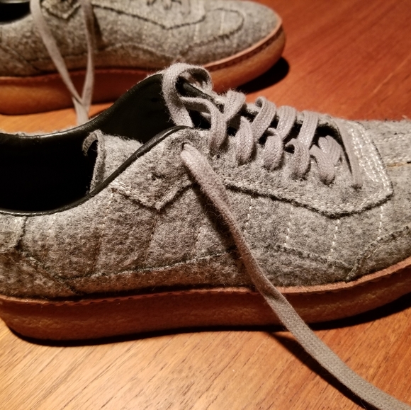 Alexander Wang felt grey sneakers - Picture 9 of 13